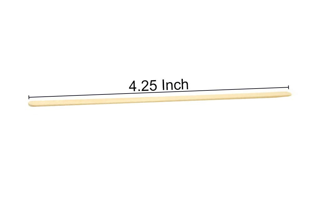Crazy Sutra Eco-Friendly Biodegradable Disposable Wooden Stirrer Sticks 4.25 inches Pack of 500pc for Birthdays, Parties, Travel Great for Parties, Picnics and Events