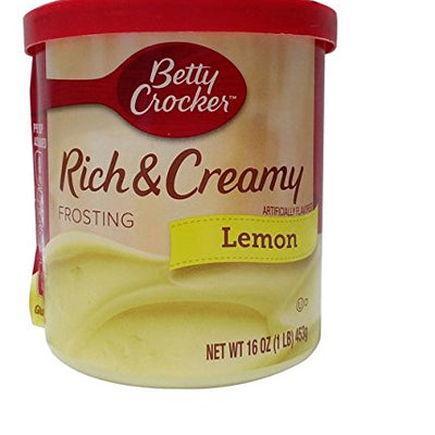 Betty Crocker Rich and Creamy Frosting - Lemon, 453g Jar