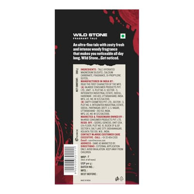 3x Wild Stone Ultra Sensual Talcum Powder for Men, 300 g each - Pack of 3