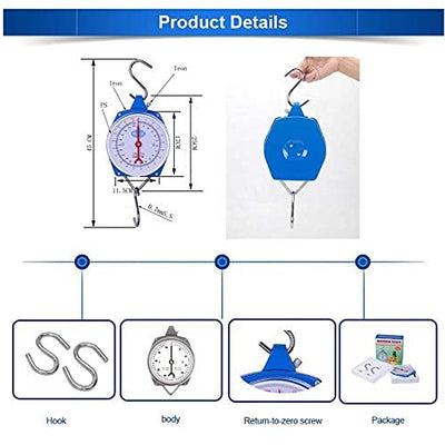 Atipriya Venus Commercial Hanging Weighing Scale - 200Kg, Silver
