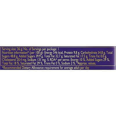 Cadbury Dairy Milk Nutty Kulfi Madbury Chocolate Bar, 36 g (Pack of 10)