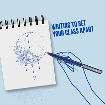 Reynolds Jetter 0.7mm Ball Pen - Blue Ink, Pack of 5