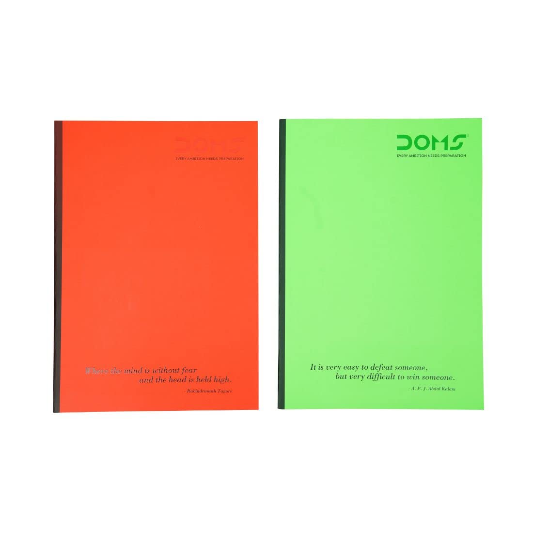 Doms Neon Series Soft Bound Notebook | Single Line, 200 Pages | 29.7 x 21 CM | The Book is Sturdy & Long Lasting | Pack Of 1 | Color & Design May Vary