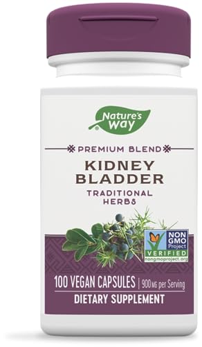 Nature's Way Kidney Bladder, Traditional Herbs Supplement, 900mg Per Serving, 100 Vegan Capsules