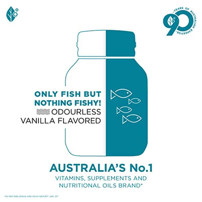 Blackmores Odourless Omega 3 Fish Oil 1000mg  - Pack of 30 Capsules for Men and Women