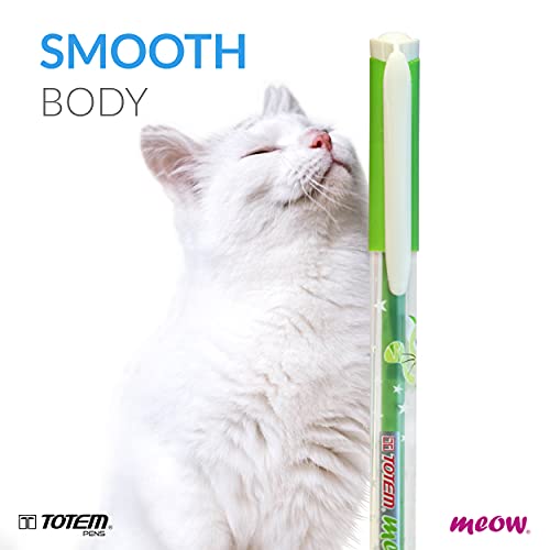 Totem Meow Ball Pens | 100 Pcs Black Ink