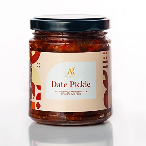 Abida Rasheed Home-Made Date Pickle | No Added Artificial Preservatives | Special Malabari Pickle by AR Foods (PACK OF 1)