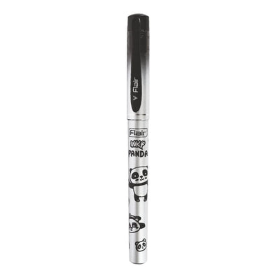 FLAIR Inky Series Panda Liquid Ink Fountain Pen Blister Pack ,  Blue Ink, Pack of 2