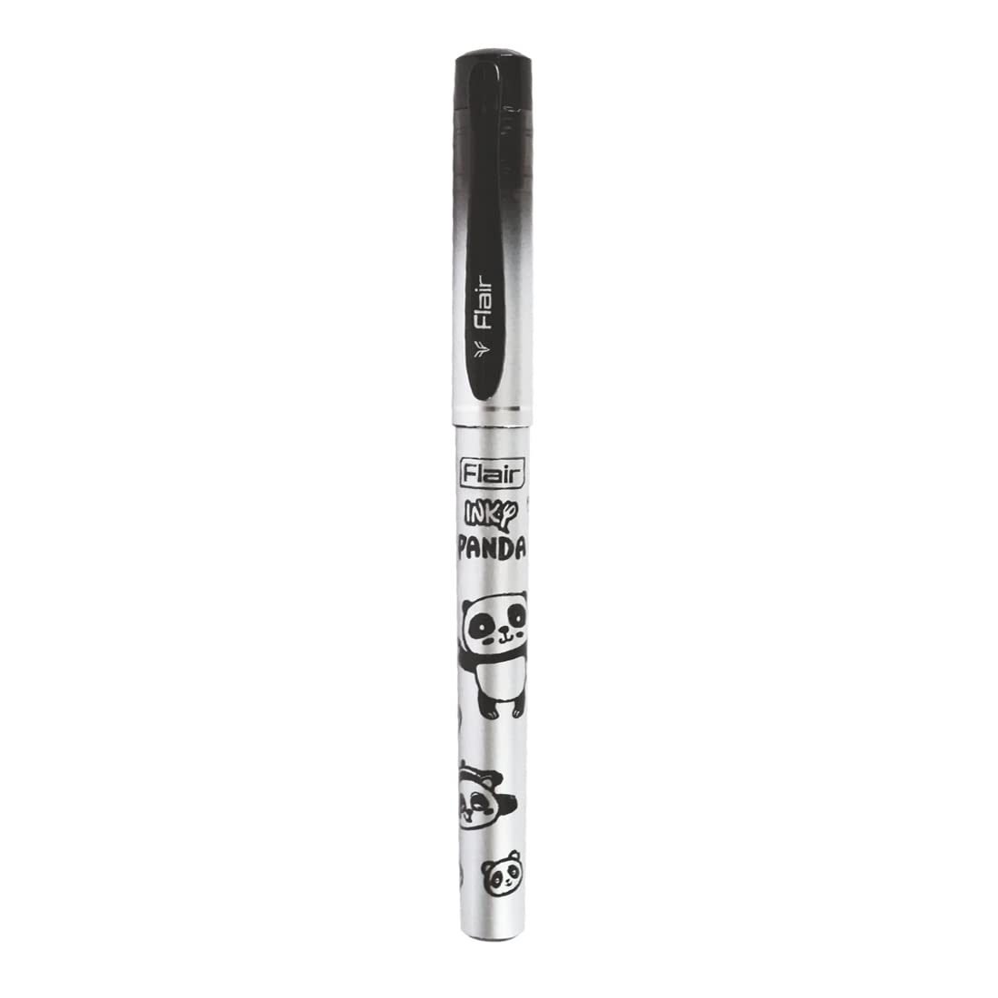 FLAIR Inky Series Panda Liquid Ink Fountain Pen Blister Pack ,  Blue Ink, Pack of 2