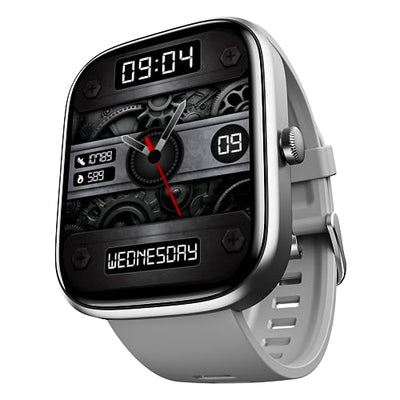 boAt Ultima Chronos Smart Watch with 1.96" AMOLED Display,Advanced BT Calling,Coins,DIY Watch Face Studio,Female Wellness,HR&SPO2 Monitoring,Energy&Sleep Score,IP67(Cool Grey)