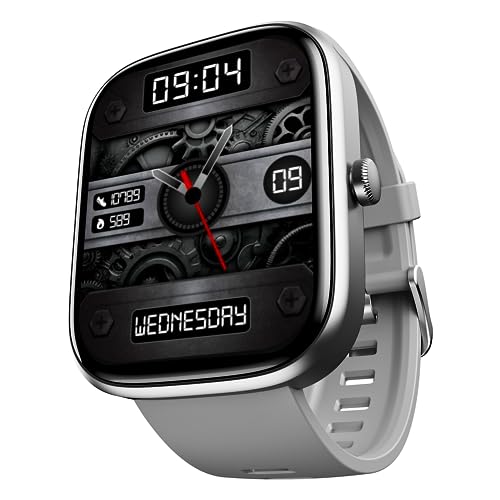 boAt Ultima Chronos Smart Watch with 1.96" AMOLED Display,Advanced BT Calling,Coins,DIY Watch Face Studio,Female Wellness,HR&SPO2 Monitoring,Energy&Sleep Score,IP67(Cool Grey)