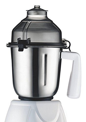 Bajaj Twister Mixer Grinder, 750W, 3 Jars (White) (Indian Plug)