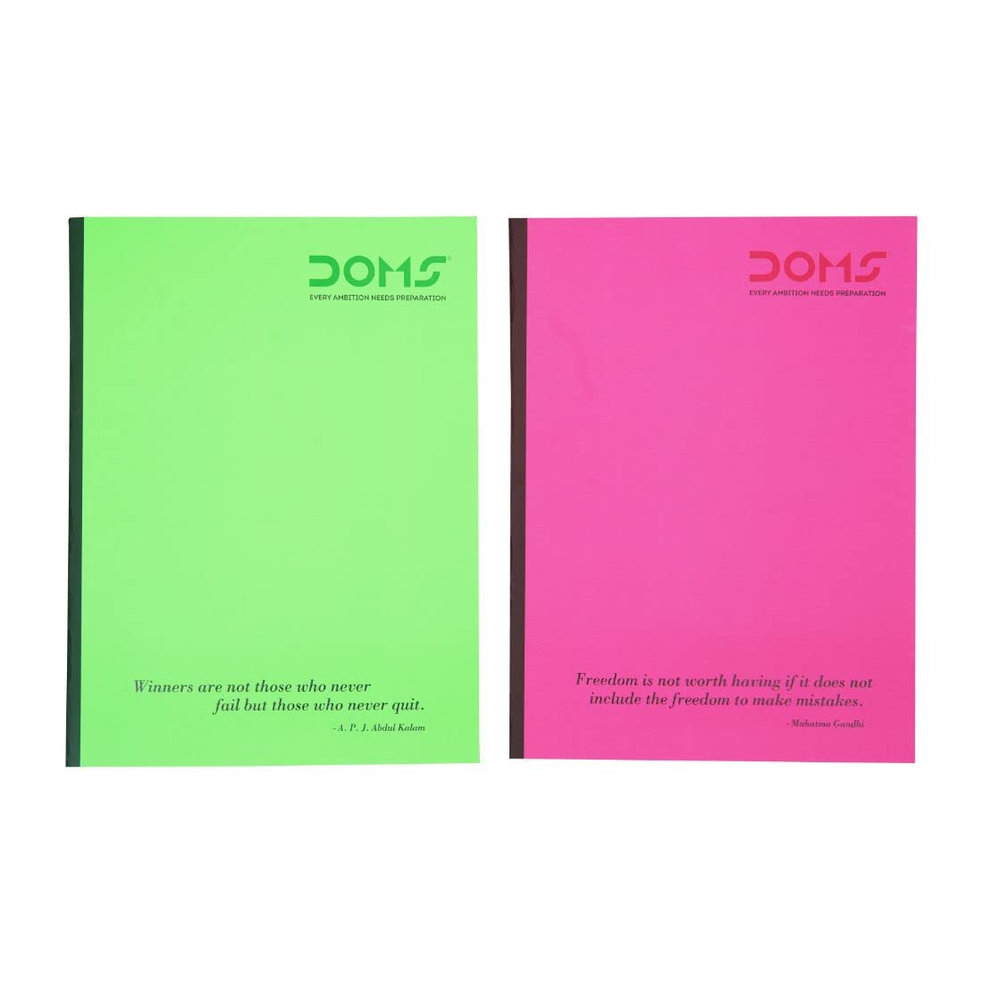 Doms Neon Series Soft Bound Notebook -  Single Line