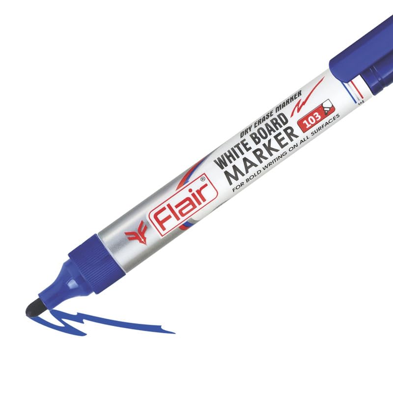 Flair Creative Series 103 White Board Duster Marker Set