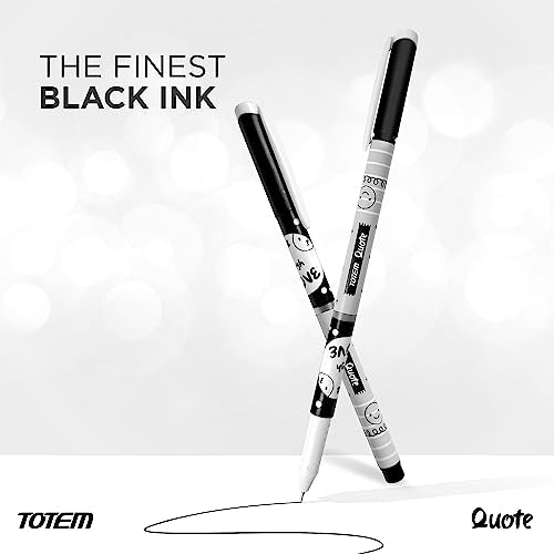 Totem Quote Ball Pen Black Pack of 20