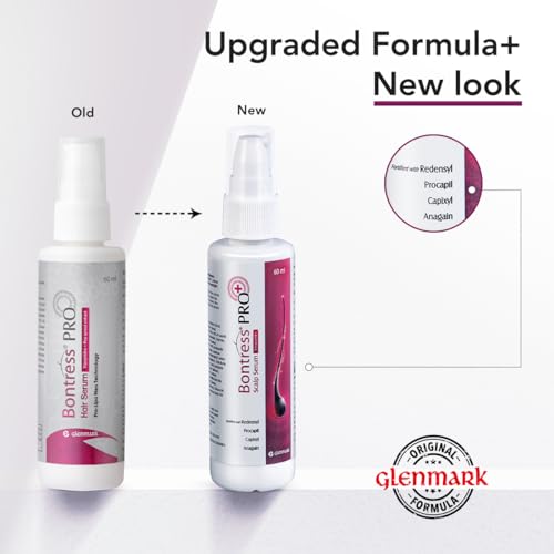 BONTRESS Pro+ Scalp Serum | fortified with Redensyl, Procapil, Capixyl & Anagain| helps reduce hair fall | Hair Growth Serum for both Men & women, 60ml