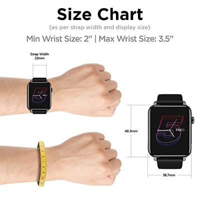 boAt Wave Call Smart Watch, Smart Talk with Advanced Dedicated Bluetooth Calling Chip, 1.69” HD Display with 550 NITS & 70% Color Gamut, 150+ Watch Faces, Multi-Sport Modes, HR, SpO2, IP68(Deep Blue)