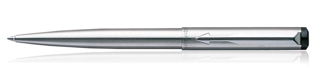 Parker Vector Chrome Trim Stainless Steel Ball Pen - Blue Ink, Pack Of 1