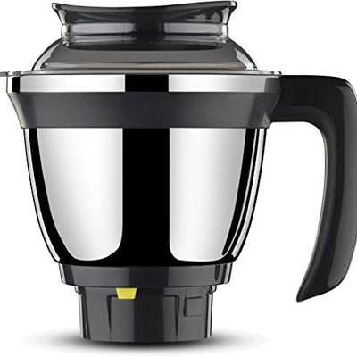Butterfly Matchless Mixer Grinder, 750W, 4 Jars (Grey/ White) (Indian Plug)