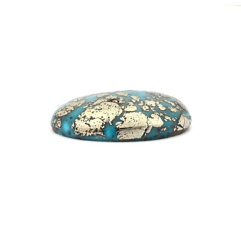 Authentic Turquoise (Firoza) Gemstone – Original Feroza for Astrological and Healing Benefits - 30 to 35 Carats