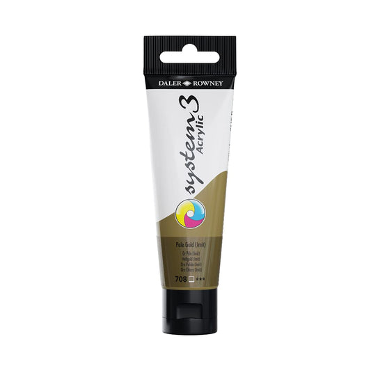 Daler-Rowney System3 Acrylic Colour Paint Plastic Tube/Pot