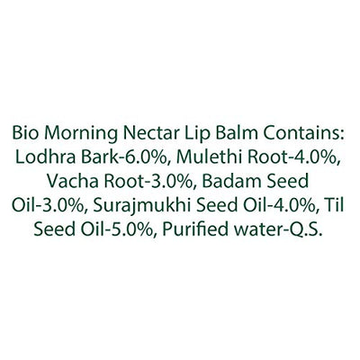 Biotique Morning Nectar Lightening Visibly Flawless Lip Balm, 12 g (Transparent)