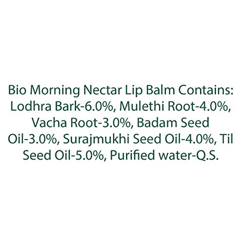 Biotique Morning Nectar Lightening Visibly Flawless Lip Balm, 12 g (Transparent)