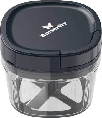 Butterfly Premium Vegetable Chopper 600 ml Blue & Butterfly Rhino Table Top Wet Grinder, 2L (Cherry)