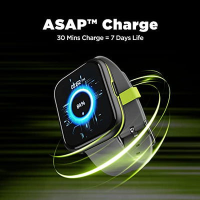 boAt Smart Watch Xtend Sport with 700+ Active Modes,Sporty Design,30 Mins ASAP™ Charge,Live Cricket Scores,1.69" HD Display,Crest Health Ecosystem & 7 Days Battery Life(Ashen Grey)