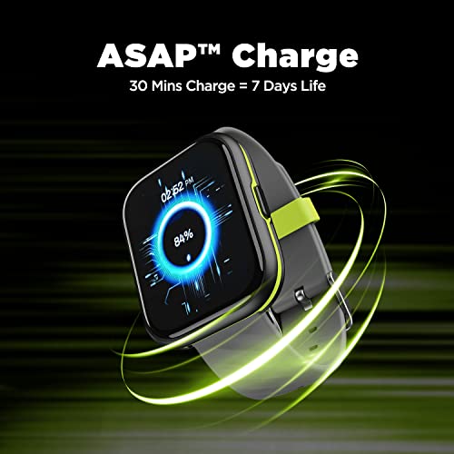 boAt Smart Watch Xtend Sport with 700+ Active Modes,Sporty Design,30 Mins ASAP™ Charge,Live Cricket Scores,1.69" HD Display,Crest Health Ecosystem & 7 Days Battery Life(Ashen Grey)