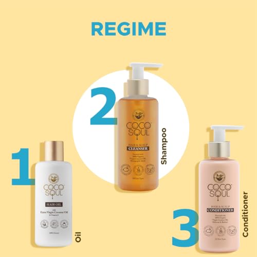 Coco Soul Shampoo with Coconut & Ayurveda | Paraben & Sulphate Free | 200ml