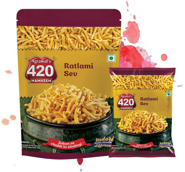 420 Agarwal Namkeen Ratlami Sev - 500 gms