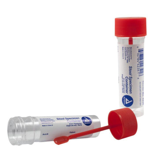 Stool Specimen Collection Container with ID Label, Sterile