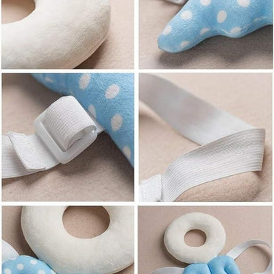 Baby Back Head Protector Toddlers Head Safety Pad Cushion Flexible Strap