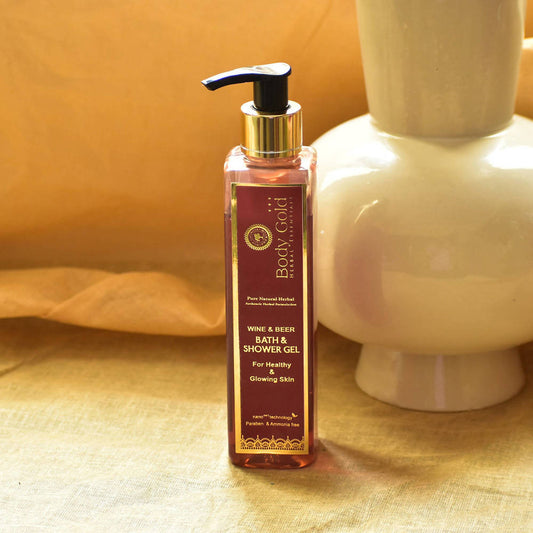 Body Gold Bath & Shower Gel - Wine & Beer
