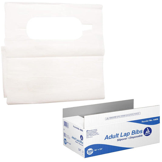 Adult Bibs to Protect Clothing 16" x 33", 300/Case