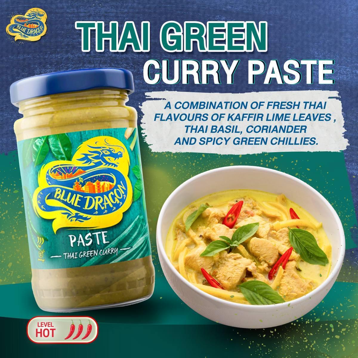 Thai Curry Paste Combo: Yellow, Red & Green (110g Each)