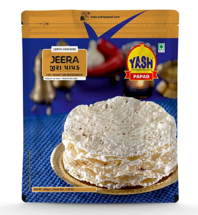 Yash Jeera Papad | 400 Gms