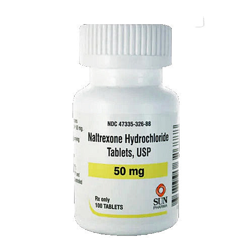 Naltrexone Hydrochloride Tablets 50 mg, 100 Count (RX)