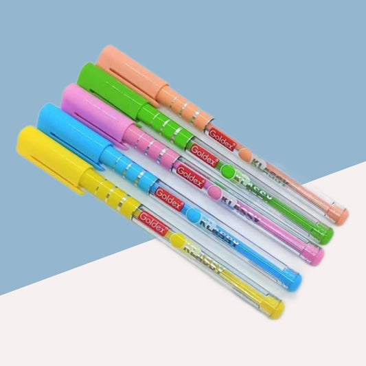 Goldex Klassy Ball Pen  – Blue ( Pack of 5 )
