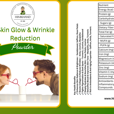 Himkhand Timeless Glow | Skin Glow &amp; Wrinkle Reduction Powder | 100% Natural