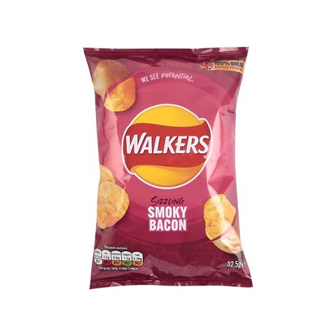 Walkers Smoky Bacon 32.5g