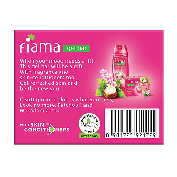 Fiama Patchouli & Macadamia Gel Bar