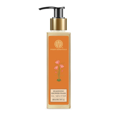 Forest Essentials Silkening Shower Wash Lime Saffron & Oudh