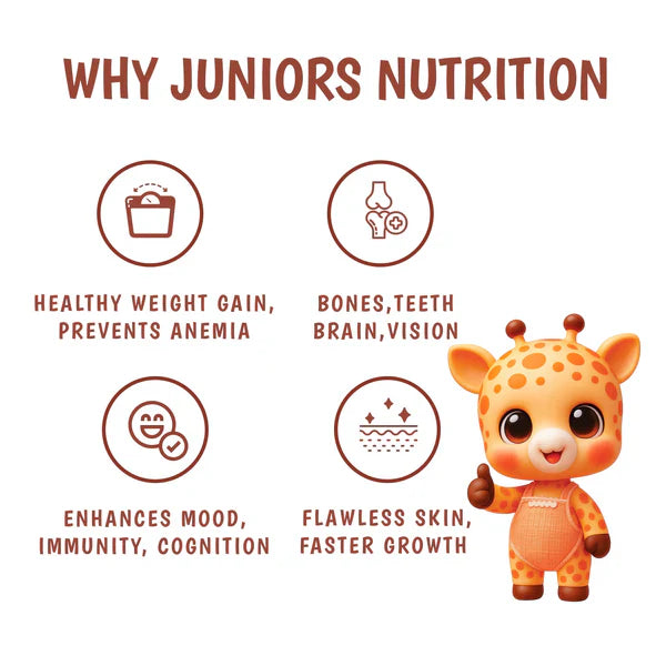 Junior's Nutrition Dates And Nuts Smoothie For Young Kids (18+ Months) | 500 gms