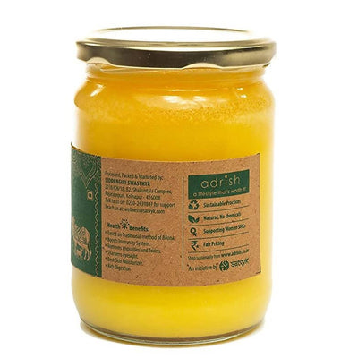Adrish Desi Cow Bilona A2 Ghee | Pure A2 Ghee | Traditional Vedic Bilona Method Ghee | A2 Gir Cow Ghee