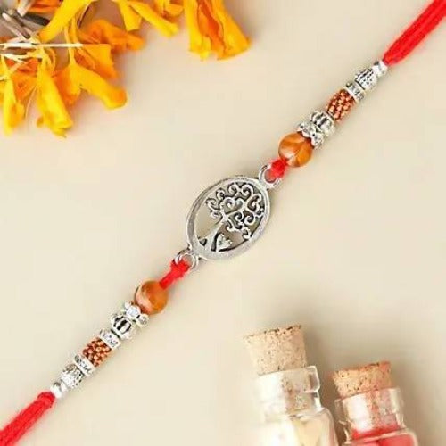 Fengshui Rakhi & Assorted Dry Fruits Jars