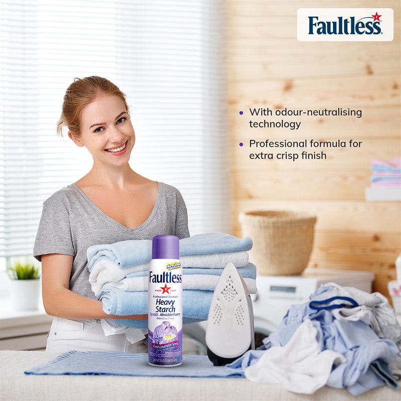 Faultless Lavender Scent Ironing Spray Starch