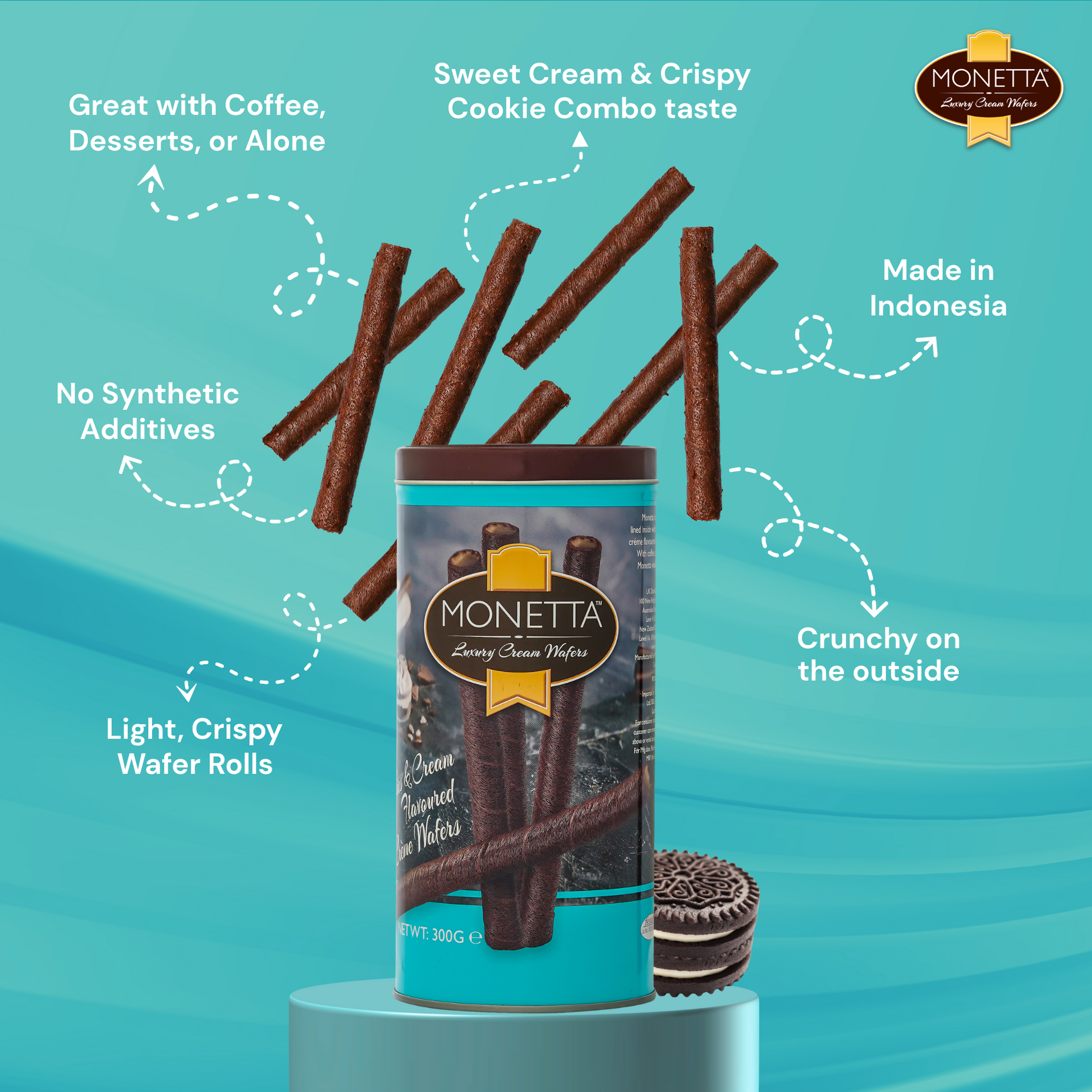 Cookies And Cream Wafer Sticks