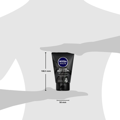 Nivea Men Face Wash-Deep Impact Intense Clean